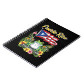 Puerto Rico Coquí Frog Boricua Pride Notizblock (Linke Seite)