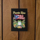 Puerto Rico Coquí Frog Boricua Pride Postkarte
