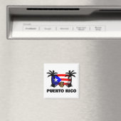 Puerto Rico Coqui Frog Travel Magnet (In Situ (Geschirrspüler))