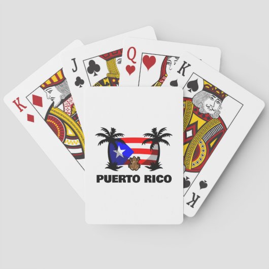 Puerto Rico Coqui Frog Travel Spielkarten (Rückseite)