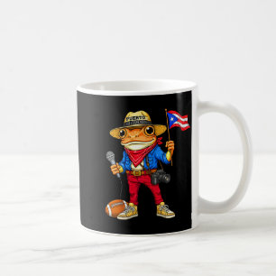 Puerto Rico Coqui Frosch Straßenmusik FußballPuert Kaffeetasse