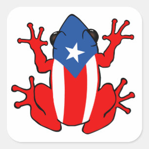 Puerto Rico - Coqui Sticker