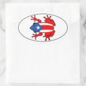 Puerto Rico - Coqui Sticker (Tasche)