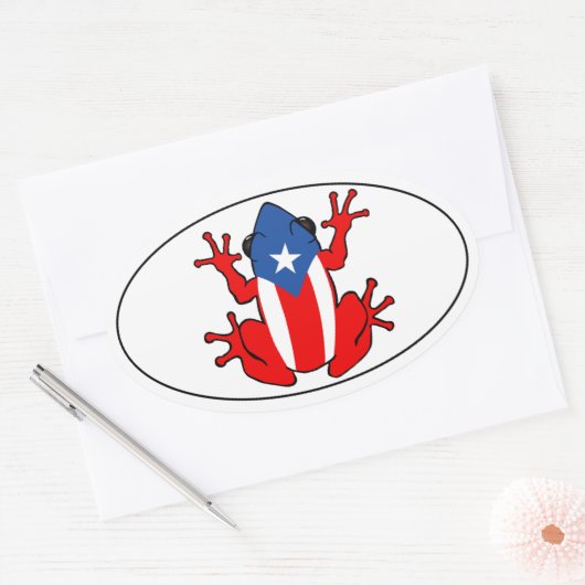 Puerto Rico - Coqui Sticker (Umschlag)