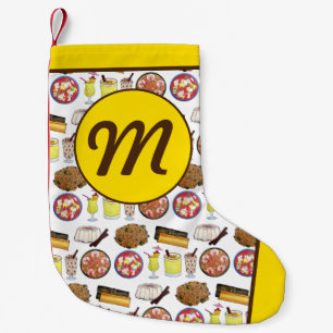 Puerto Rico Coquito Pasteles Arroz con Dulce Kleiner Weihnachtsstrumpf