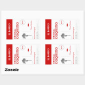 Puerto Rico Coquito Rechteckiger Aufkleber (Blatt)