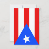Puerto Rico Couple RSVP Karte (Rückseite)