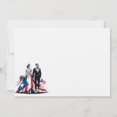 Puerto Rico Couple Wedding Einladung (Rückseite)