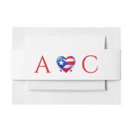 Puerto Rico Couple Wedding Einladungsbanderole