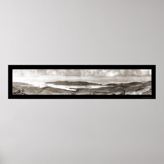 Puerto Rico Culebra Foto 1914 Poster (Vorne)