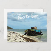 Puerto Rico, Culebra, Playa Flamenco Postkarte (Vorne/Hinten)