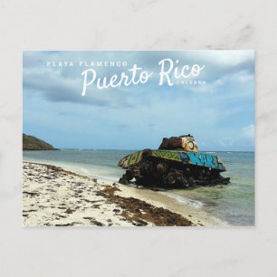 Puerto Rico, Culebra, Playa Flamenco Postkarte