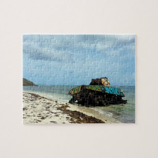 Puerto Rico, Culebra, Playa Flamenco Puzzle