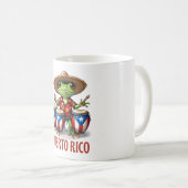 Puerto Rico Culture Frog Kaffeetasse (VorderseiteRechts)