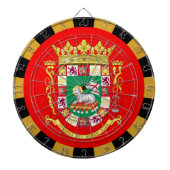 Puerto Rico Dartboard & Flag Dartboard / Spielbret Dartscheibe (vorne)