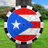 Puerto Rico Dartboard, Spiel, Puerto Rico Flag Dartscheibe