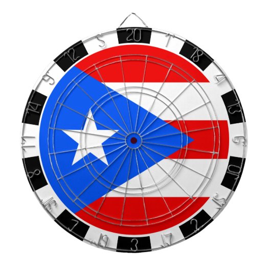 Puerto Rico Dartboard, Spiel, Puerto Rico Flag Dartscheibe (vorne)