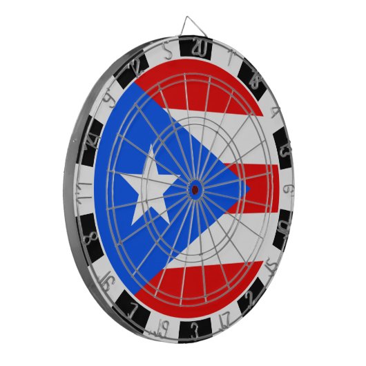 Puerto Rico Dartboard, Spiel, Puerto Rico Flag Dartscheibe (Vorderseite Links)