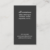 Puerto Rico DJ Visitenkarte (Rückseite)