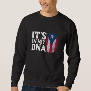 Puerto-Rico-DNA Puerto Rico Flag Boricua Boriken Sweatshirt