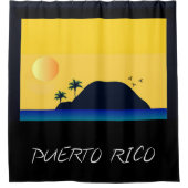 Puerto Rico Duschvorhang (Vorderseite)