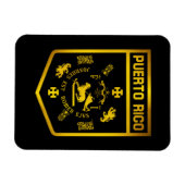 Puerto Rico Emblem Magnet (Horizontal)