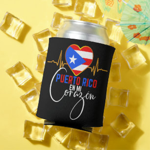 Puerto Rico en mi Corazon Puerto Rican Pride Dosenkühler