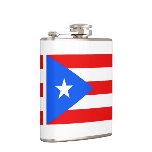 Puerto-Rico-Fahne Flachmann (Rechts)