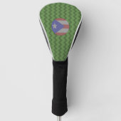 Puerto-Rico-Fahne Golf Headcover (Vorderseite)