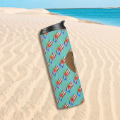 Puerto Rico Fahne mit flatter de maga Thermosbecher