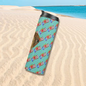 Puerto Rico Fahne mit flatter de maga Thermosbecher