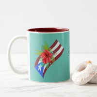 Puerto Rico Fahne mit flatter de maga