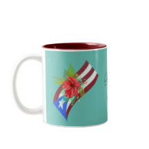 Puerto Rico Fahne mit flatter de maga