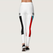 Puerto Rico Fahnen Leggings (Rückseite)