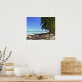 Puerto Rico, Fajardo, Culebra Island, Sieben Meere Poster (Küche)