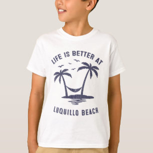 Puerto Rico Familienurlaub Vintage Luquillo Beach T-Shirt