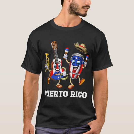 Puerto Rico Fiesta T-Shirt (Vorderseite)