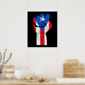 Puerto Rico Fisch Poster (Küche)