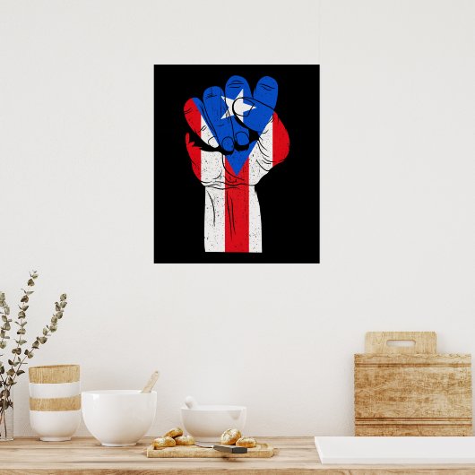 Puerto Rico Fisch Poster (Küche)