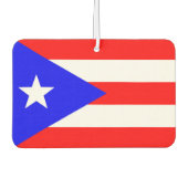 Puerto Rico Flag Air Freshener Autolufterfrischer (Vorderseite)