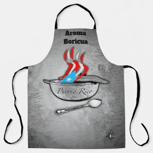 Puerto Rico Flag Aroma Alles über Print große Sc Schürze