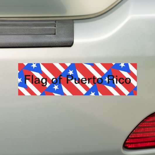 Puerto Rico Flag Autoaufkleber (Auf Auto)