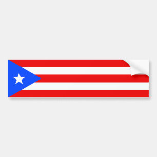 Puerto Rico Flag Autoaufkleber