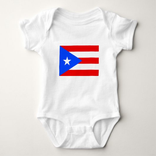 Puerto Rico Flag Baby Strampler (Vorderseite)