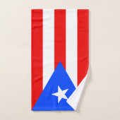Puerto Rico Flag Badhandtuch Set (Handtuch)