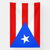Puerto Rico Flag Banner (Vertikal)