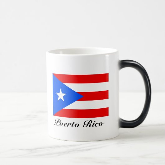Puerto Rico Flag benutzerdefinierte Farbe ändert m Verwandlungstasse (Rechts)