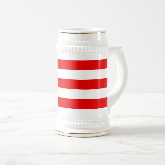 Puerto Rico Flag Bierglas (VorderseiteRechts)