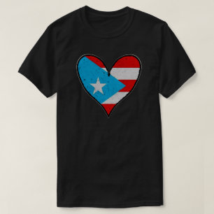 Puerto Rico Flag   Boricua Heart, Puerto Rico T-Shirt