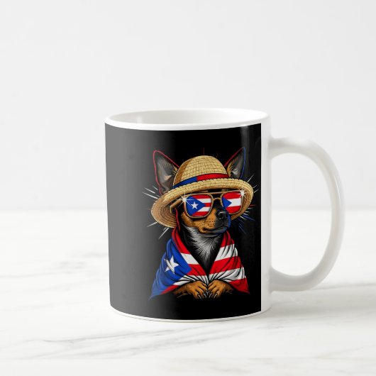 Puerto Rico Flag Boricua Puerto Rican Flag Kaffeetasse (Rechts)